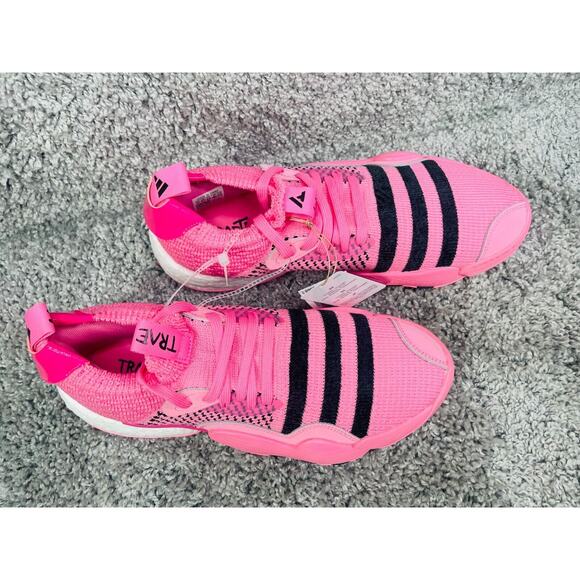 Men\'s Adidas Trae Young 2 Size 10 Pink Trap House Running Athletic Shoes IE1667 main image 8